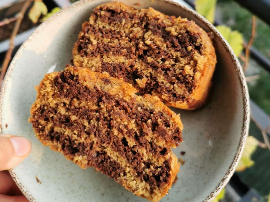 Cake marbré sans beurre et sans gluten
